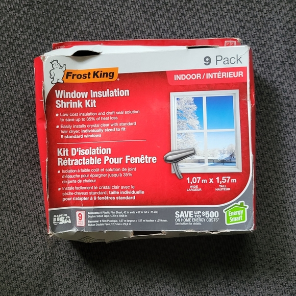 Other Frost King Window Insulation Kit 42 X 62 Inch 9 Pack 1 Pack